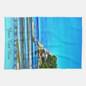 Mismaloya Fischerboote 0346 Geschirrtuch (Horizontal)