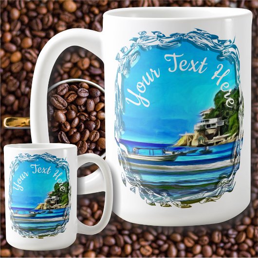 Mismaloya Fischerboote 0346 Kaffeetasse