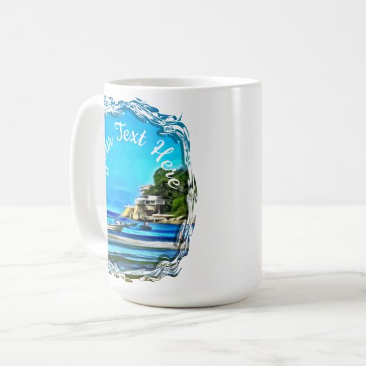 Mismaloya Fischerboote 0346 Kaffeetasse (Vorderseite Links)