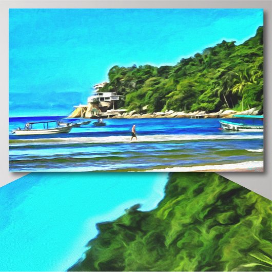 Mismaloya Fischerboote 0346 Leinwanddruck