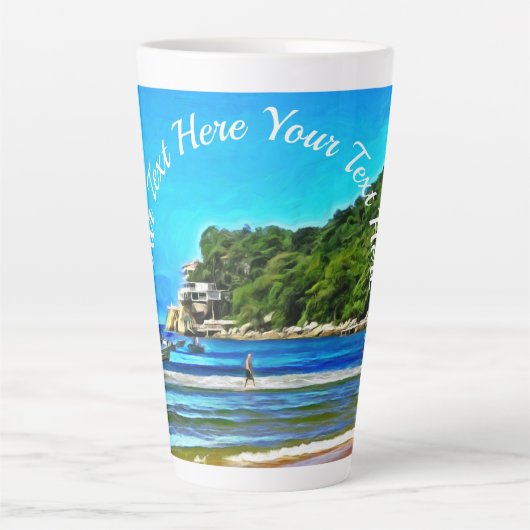 Mismaloya Fischerboote 0346 Milchtasse (Vorderseite)