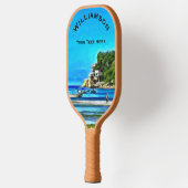 Mismaloya Fischerboote 0346 Pickleball Schläger (Links)
