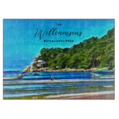 Mismaloya Fischerboote 0346 Schneidebrett (Vorderseite)