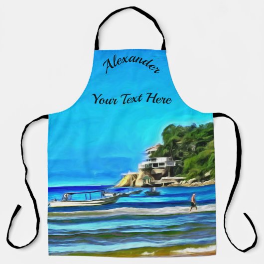 Mismaloya Fischerboote 0346 Schürze (Vorderseite)