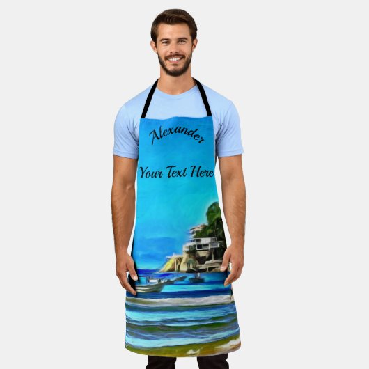 Mismaloya Fischerboote 0346 Schürze (Getragen)