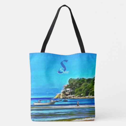 Mismaloya Fischerboote 0346 Tasche (Rückseite)