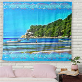 Mismaloya Fischerboote 0346 Wandteppich