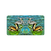 Mismaloya Pelicans 0329 Anschrift Adressaufkleber (Vorne)