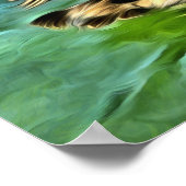 Mismaloya Pelicans 0329 Art Print Poster (Ecke)