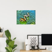 Mismaloya Pelicans 0329 Art Print Poster (Heimbüro)