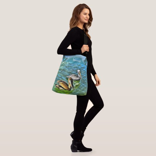 Mismaloya Pelicans 0329 Cross Body Bag Tragetaschen Mit Langen Trägern (Am Model)