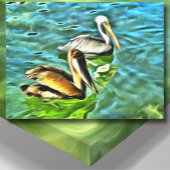 Mismaloya Pelicans 0329 Original Art Leinwanddruck