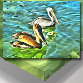 Mismaloya Pelicans 0329 Original Art Leinwanddruck