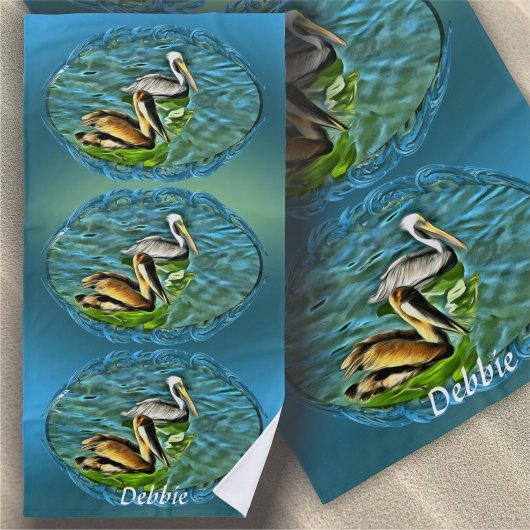 Mismaloya Pelicans 0329 Strandtuch