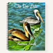 Mismaloya Pelicans Foto zu tun 0329 Notizblock (Vorderseite)