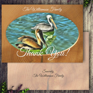 Mismaloya Pelicans Vielen Dank 0329 Card Dankeskarte