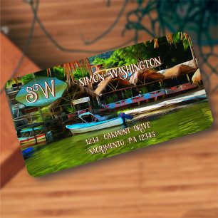 Mismaloya River 0331 Anschrift Adressaufkleber