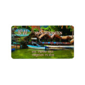 Mismaloya River 0331 Anschrift Adressaufkleber (Vorne)