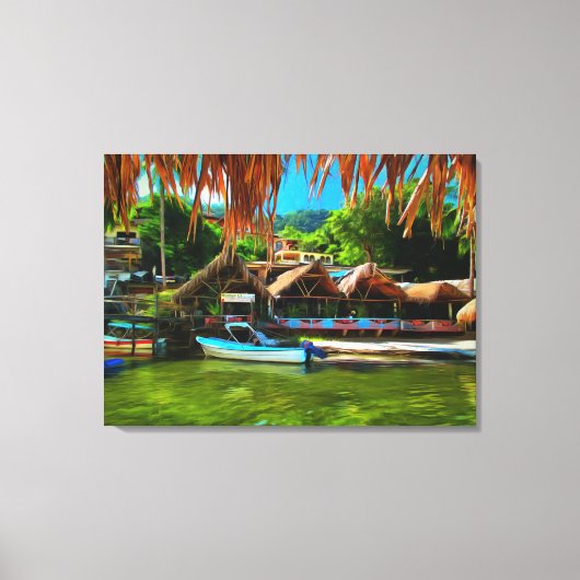 Mismaloya River 0331 Art Leinwanddruck (Vorderseite)