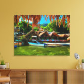 Mismaloya River 0331 Art Leinwanddruck (Insitu (Wohnzimmer))