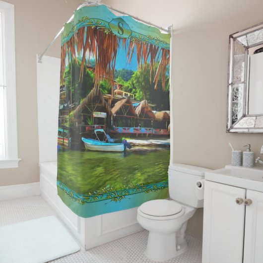 Mismaloya River 0331 Duschvorhang (Beispiel)