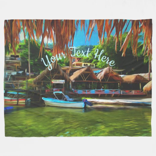 Mismaloya River 0331 Fleecedecke (Vorderseite (Horizontal))