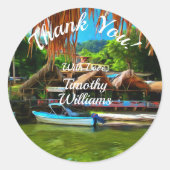 Mismaloya River 0331 Runder Aufkleber (Vorderseite)