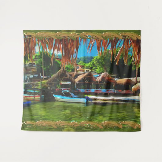 Mismaloya River 0331 Wandteppich (Vorderseite (Horizontal))