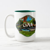 Mismaloya River 0331 Zweifarbige Tasse (Links)