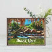 Mismaloya River Dankeschön 0331 Dankeskarte (Stehend Vorderseite)