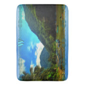 Mismaloya River Fishing Boats 0344 Badematte (Vorderseite Vertikal)