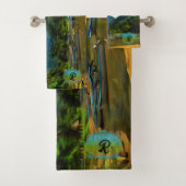 Mismaloya River Fishing Boats 0344 Badhandtuch Set (Insitu)