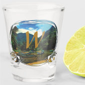 Mismaloya River Fishing Boats 0344 Schnapsglas