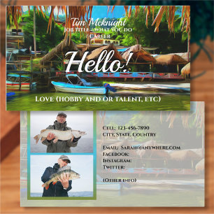 Mismaloya River Hello 0331 Calling Card Visitenkarte