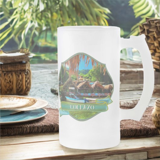 Mismaloya River Wappen 0331 Mattglas Bierglas