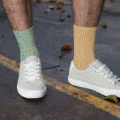 Mismatch Pattern 80er Psychedelic Socken