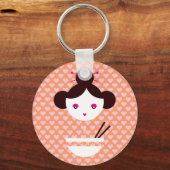 Miso Girl Schlüsselanhänger (Vorderseite)