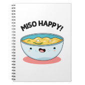 Miso Happy Funny Soup Pun Notizblock (Vorderseite)