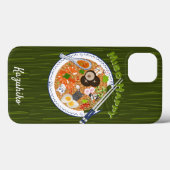 Miso Happy - Kawaii Ramen Cats Case-Mate iPhone Hülle (Rückseite (Horizontal))