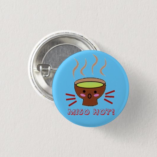 MISO HEISS! BUTTON (Vorne & Hinten)