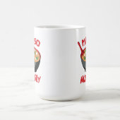 Miso Hungry Funny Food Kawaii Kaffeetasse (Mittel)