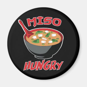 Miso Hungry Funny Food Kawaii Magnet