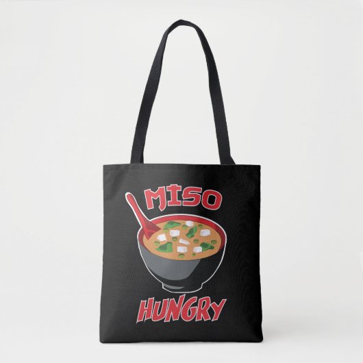Miso Hungry Funny Food Kawaii Tasche (Vorderseite)