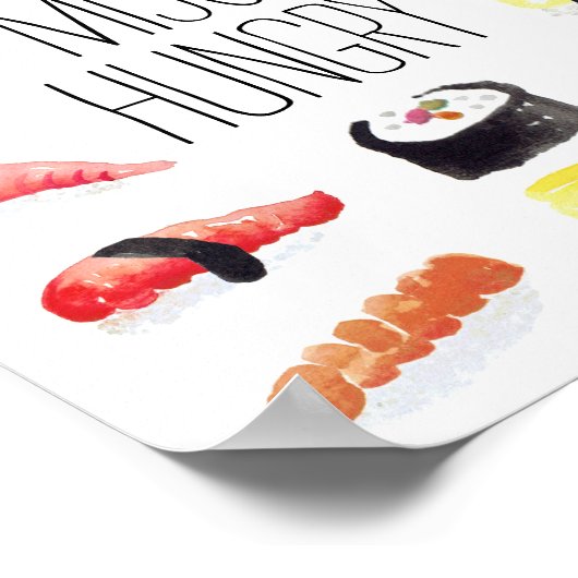 Miso Hungry Poster (Ecke)