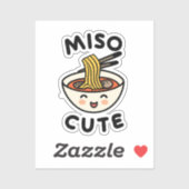 Miso Niedlich Soup Lover Aufkleber (Blatt)