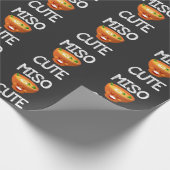 Miso-niedliche Sushi-Suppe Kawaii Geschenkpapier (Ecke)