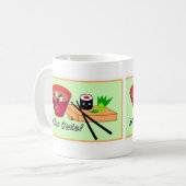 Miso-niedliche Sushi-Tasse Kaffeetasse (Vorderseite Links)