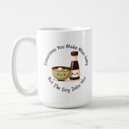 Miso Salty, Soy in you - Niedlich Food Pub Cartoon Kaffeetasse