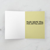 MISO SOUP ERHALTEN GUTE GREETING-KARTE KARTE (Innenseite)