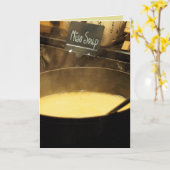 MISO SOUP ERHALTEN GUTE GREETING-KARTE KARTE (Gelbe Blume)